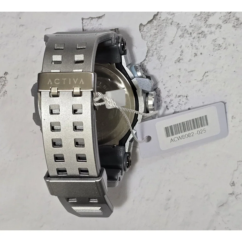 Activa X Invicta Digital Summit Unisex Watch 50mm Silver ACW8082-025 Brand New